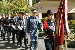 第６５回福島県消防協会双葉支部幹部大会が川内村で開催