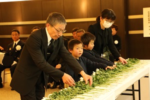 東日本大震災双葉町追悼式