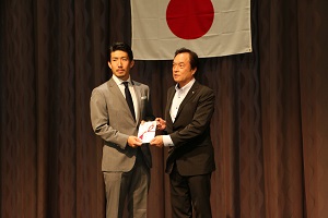 渡邉一成選手リオデジャネイロ五輪出場壮行会