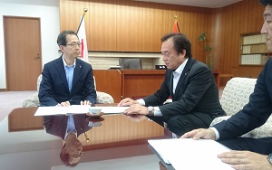 内堀雅雄福島県知事への要望活動
