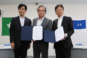復興の具現化に向けて、独立行政法人都市再生機構と覚書締結