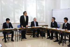 宮城県女川町の復興状況と課題を研修