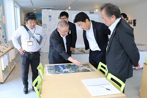 宮城県女川町の復興状況と課題を研修