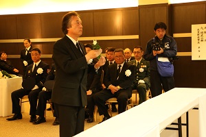 東日本大震災双葉町追悼式