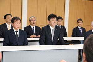 東京電力HD新社長のあいさつ