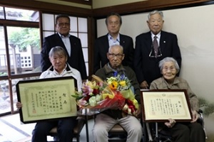 岡戸さん賀寿式