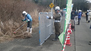 除染作業開始